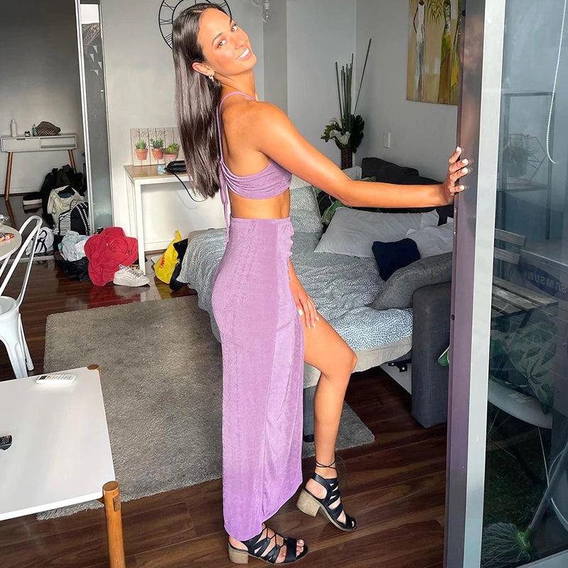 Elif Ruched Two Piece Set
