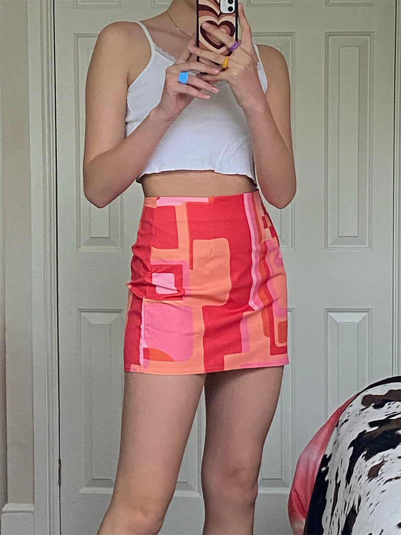 Elyna High Waist Mini Skirt