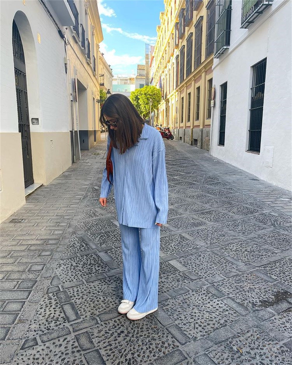 Fabian Pleated Set