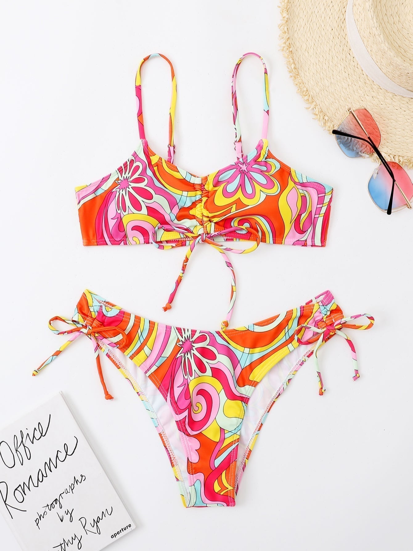 Lina Bikini Set in Red