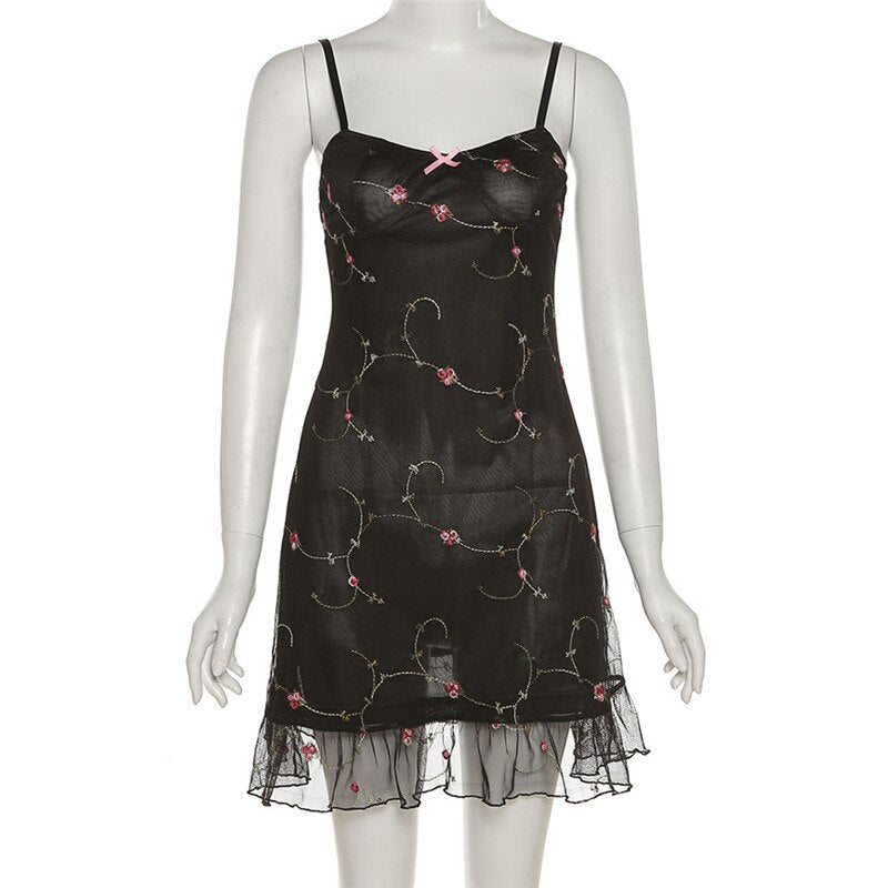 Ninfe Ruffle Mini Dress