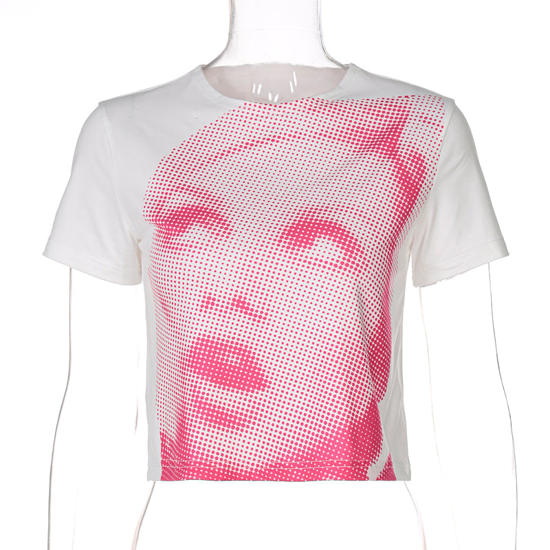 Teal Face T-Shirt