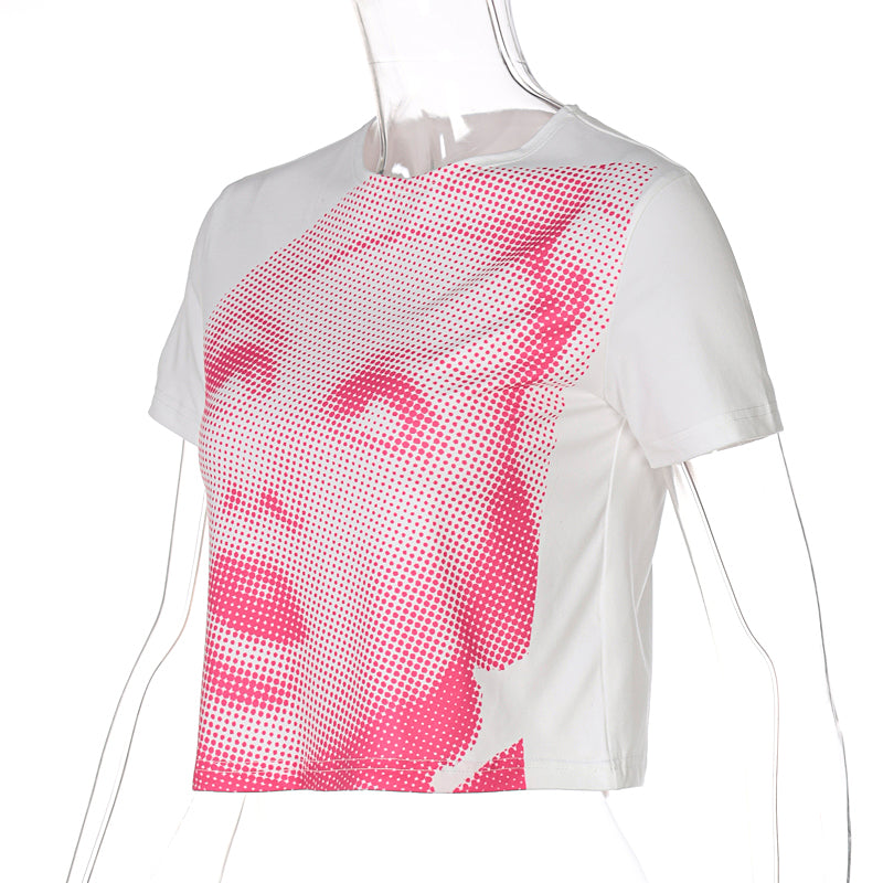 Teal Face T-Shirt