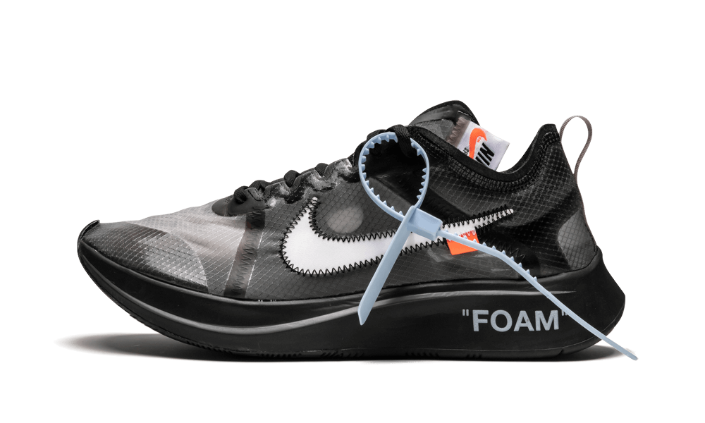 Zoom Fly Off-White Black Silver