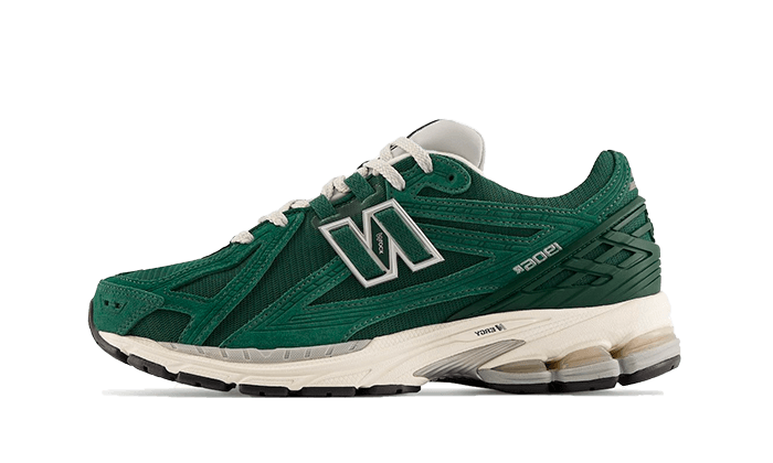 1906R Green Suede Metallic Silver
