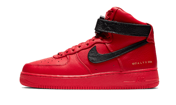 Air Force 1 High Alyx University Red Black