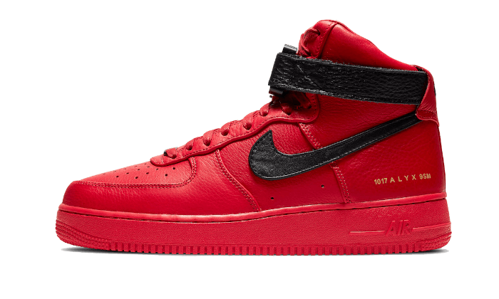 Air Force 1 High Alyx University Red Black