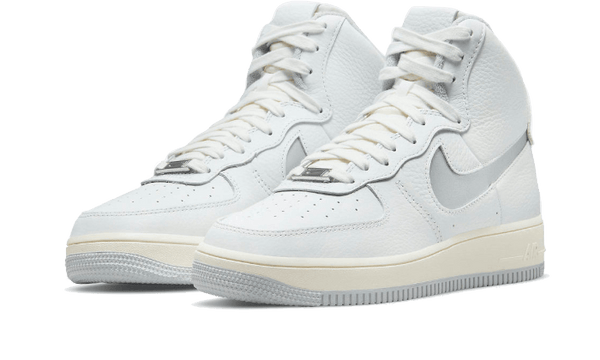 Air Force 1 High Sculpt White Silver