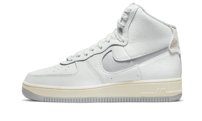 Air Force 1 High Sculpt White Silver