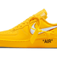 Air Force 1 Low Off-White University Gold Metallic Silver