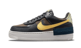 Air Force 1 Shadow Black Brown Yellow