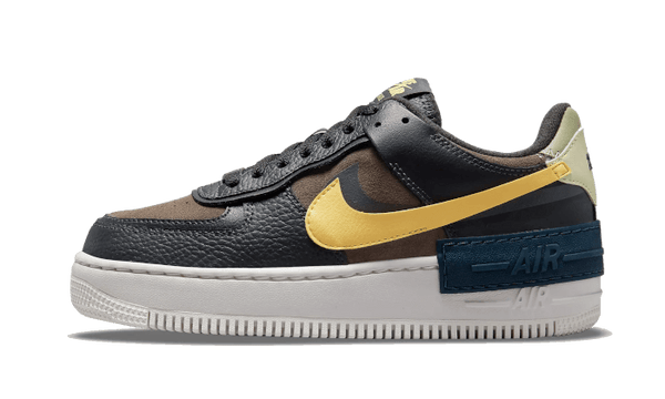 Air Force 1 Shadow Black Brown Yellow