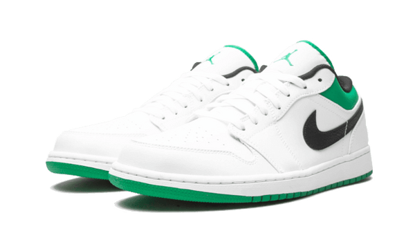 Air Jordan 1 Low White Lucky Green Black