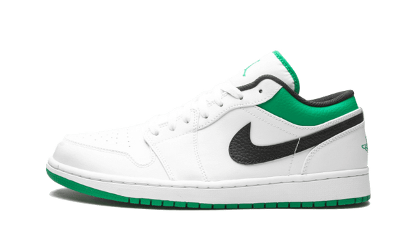 Air Jordan 1 Low White Lucky Green Black