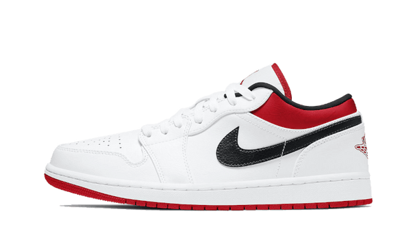 Air Jordan 1 Low White University Red Black