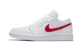 Air Jordan 1 Low White University Red