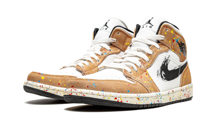 Air Jordan 1 Mid SE Brushstroke