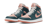 Air Jordan 1 Mid Dark Teal Green
