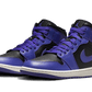 Air Jordan 1 Mid Purple Black