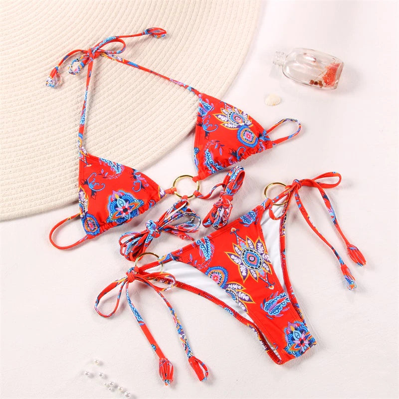 Caliope Strappy Bikini Set