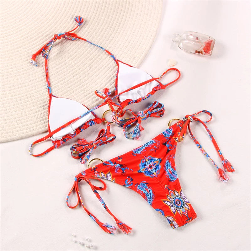 Caliope Strappy Bikini Set