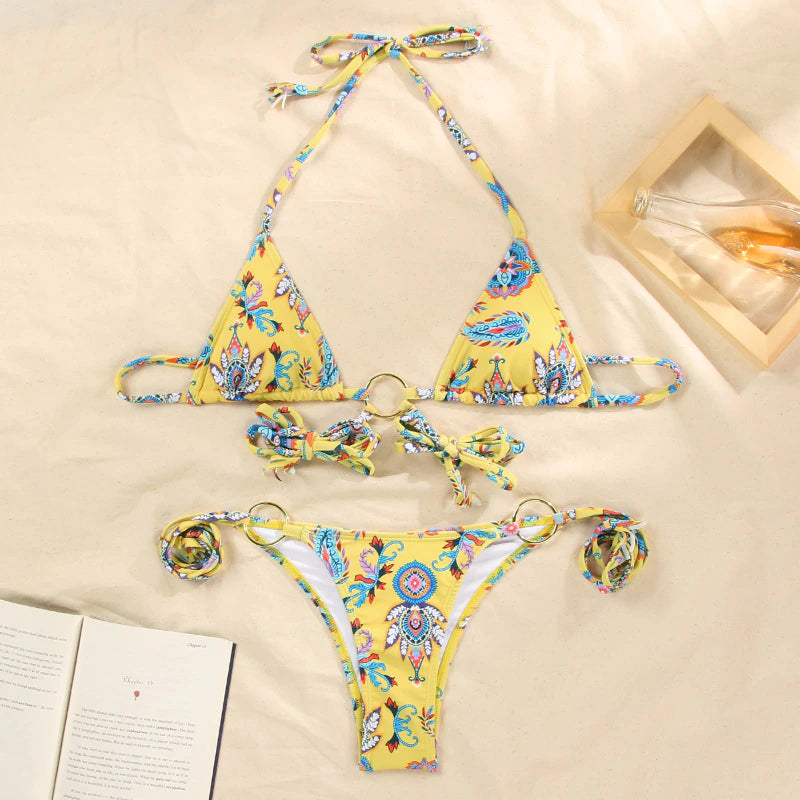 Caliope Strappy Bikini Set