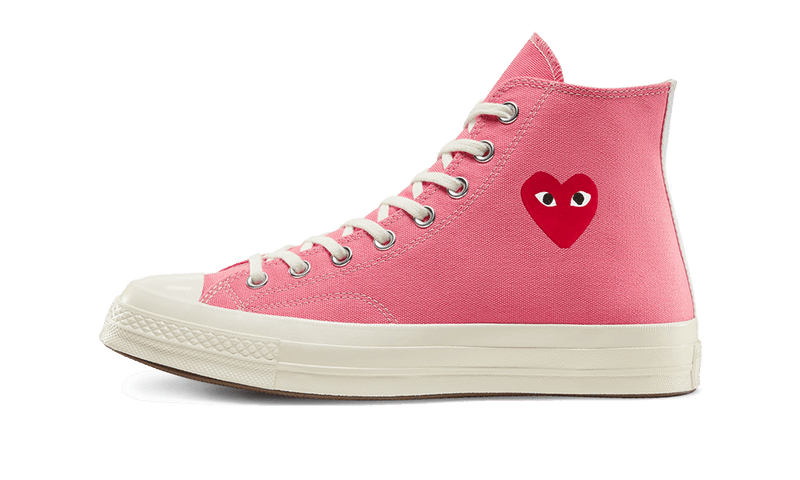 Chuck Taylor All-Star 70s Hi Comme des Garçons PLAY Bright Pink