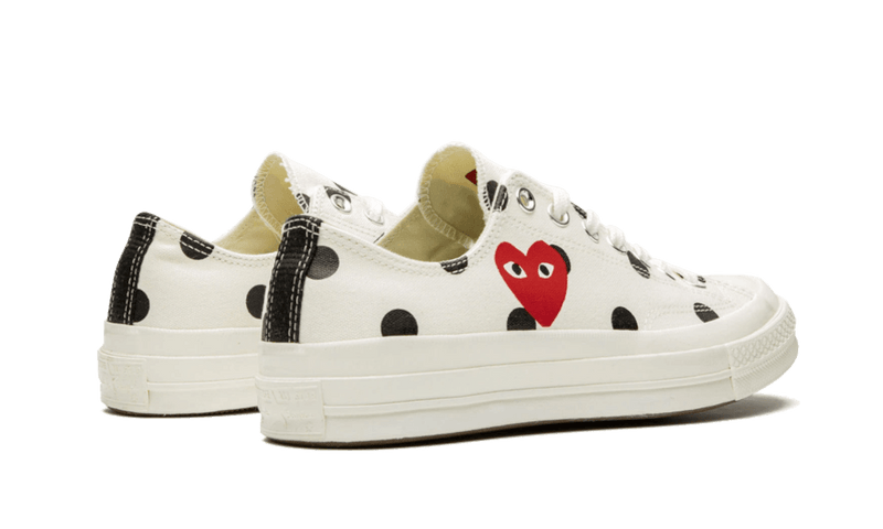 Chuck Taylor All-Star 70s Ox Comme des Garçons PLAY Polka Dot White