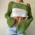 Sleeveless Knitted Crop Tops