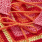 Hearth Pattern Long Sleeve Crochet Top