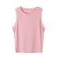 Knitted Ribbed Solid Vest
