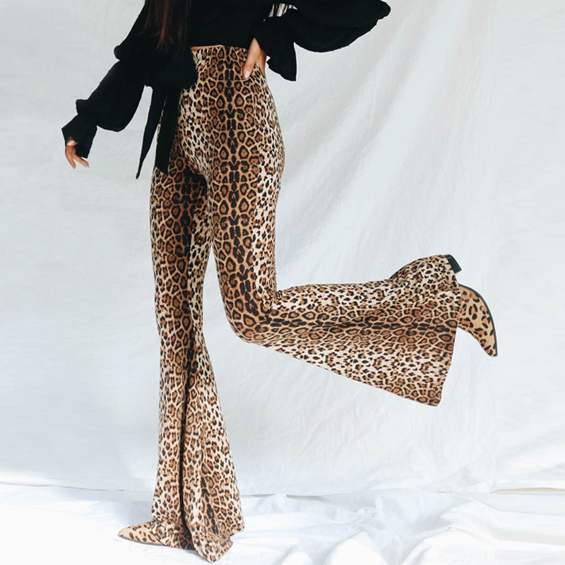 Hugh Leopard Pants