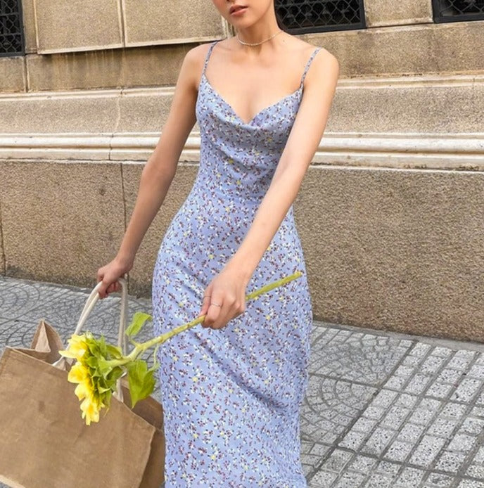 Isa Floral Midi Dress
