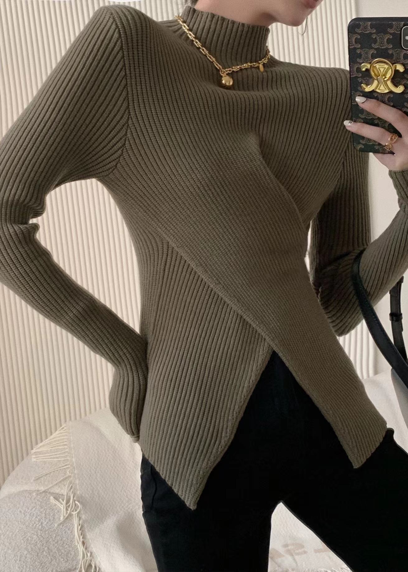 Lucette Asymmetric Knit Sweater