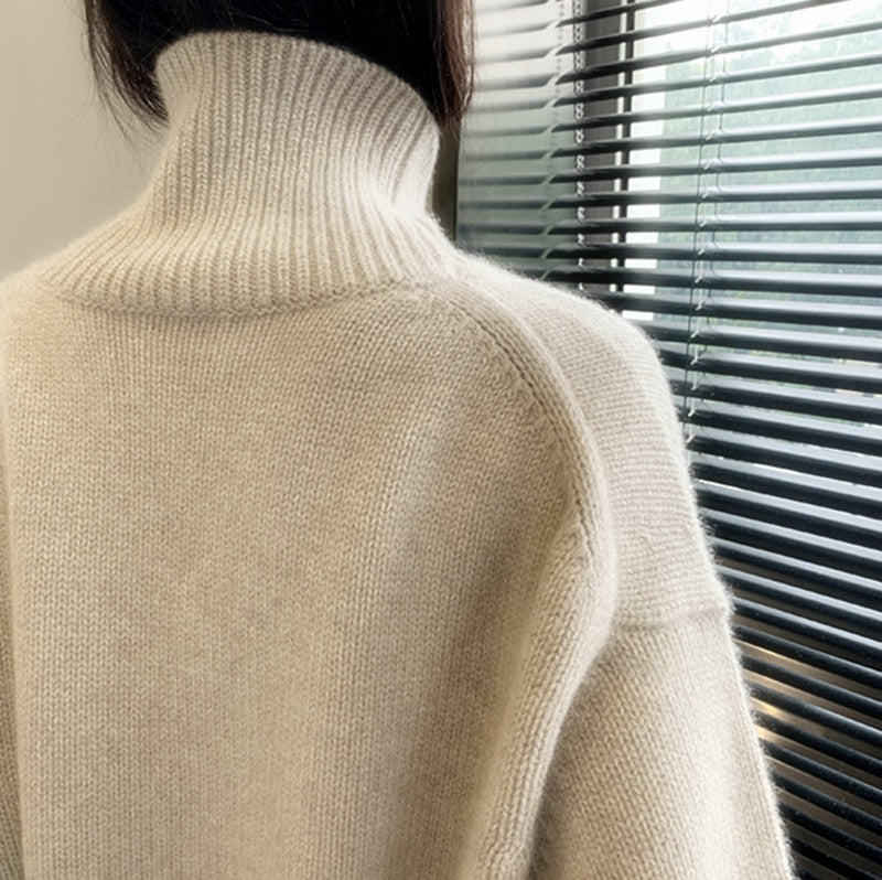 Paride Turtleneck Cashmere Sweater