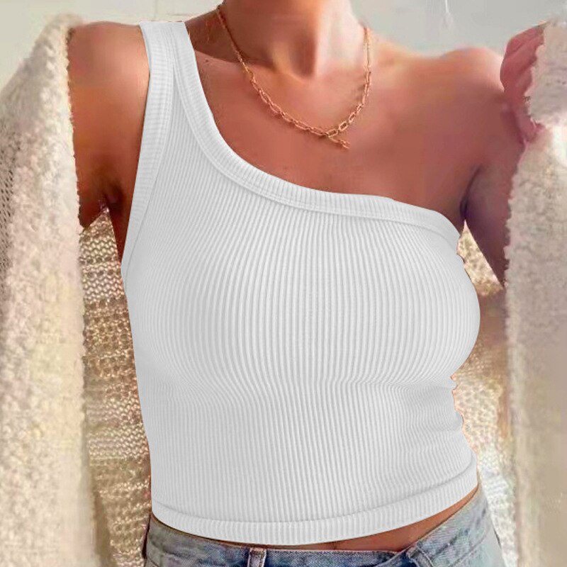 Ribbed Knitted Tank Top