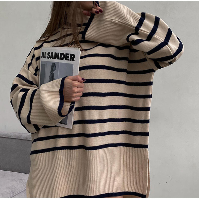 Rizzo Striped Knit Sweater