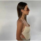 Strappy Backless Knit Top