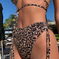 Strappy Leopard Bikini Set