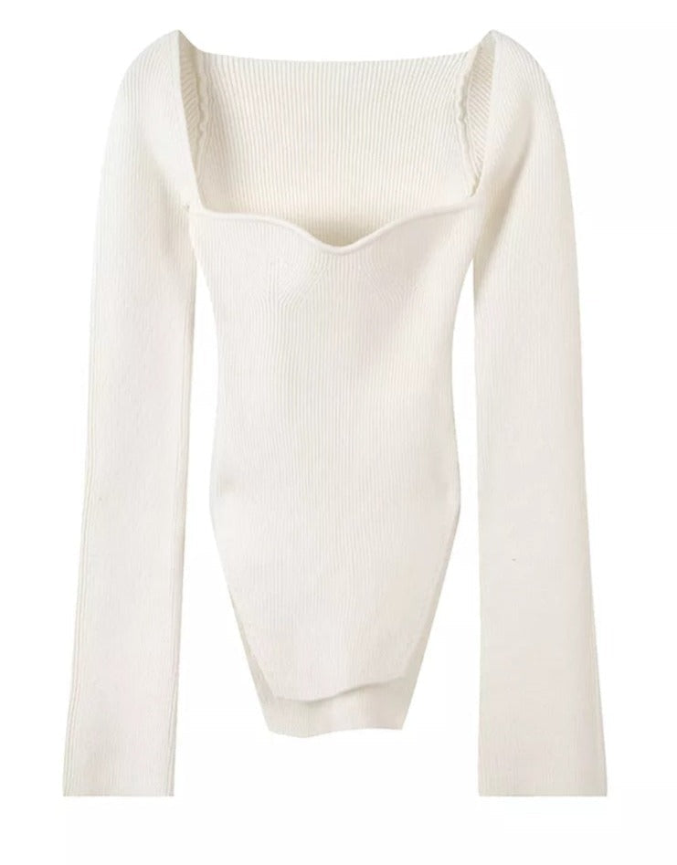 Ambrosi Knitted Long Sleeve Top