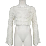 Yvonne Crop Knit Sweater