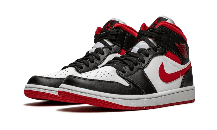 Air Jordan 1 Mid Gym Red Black White