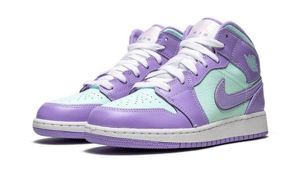 Air Jordan 1 Mid Purple Aqua