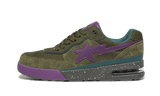 Bape Road Sta Dark Green Suede