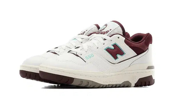 New Balance 550 Burgundy Cyan