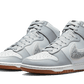 Dunk High Retro Chenille Swoosh White Grey