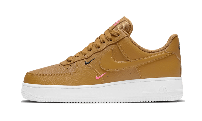 Air Force 1 Low Mini Swoosh Wheat Pink