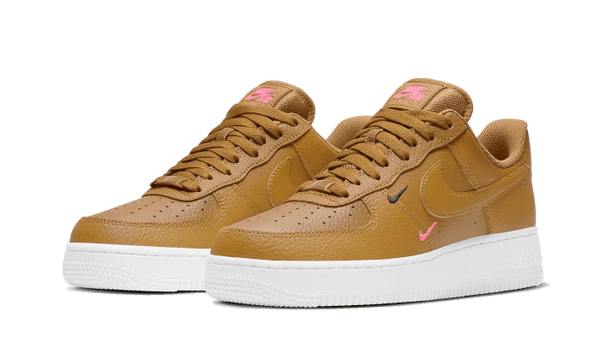 Air Force 1 Low Mini Swoosh Wheat Pink