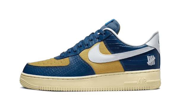 Air Force 1 Low SP Undefeated 5 On It Blue Yellow Croc