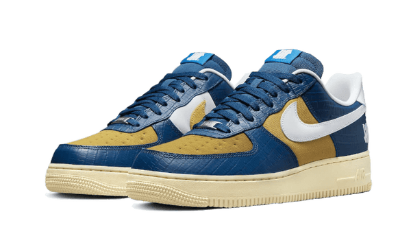 Air Force 1 Low SP Undefeated 5 On It Blue Yellow Croc